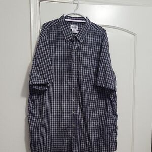Harbor Bay DXL Checkered Button Down Shirt